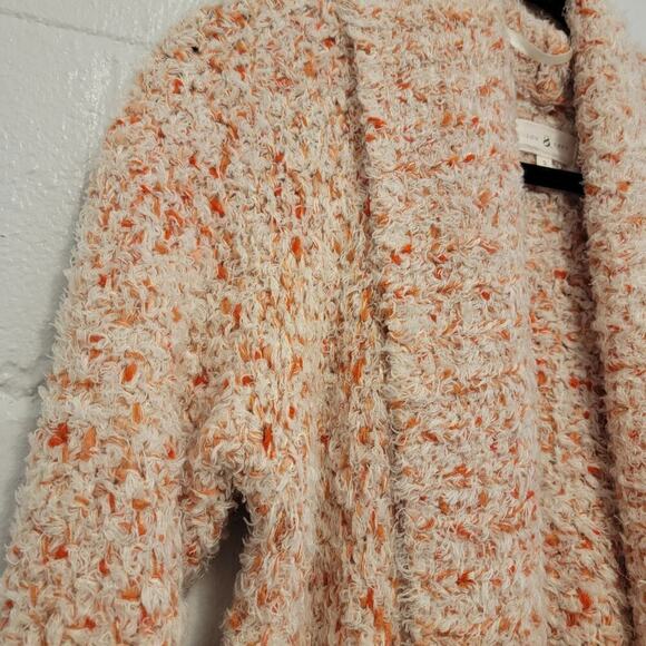 Lou & Grey Pumpkin Spice Cardigan Sweater Cozycore Open Front Size S R365 - Picture 6 of 12